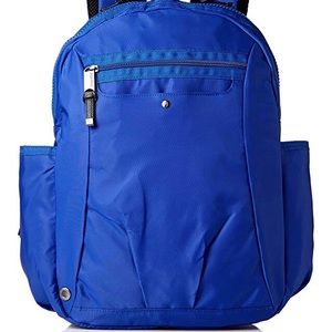 Blue Baggalini Gababout Laptop Backpack